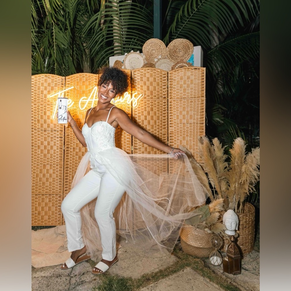 Fashion Nova bridal jumpsuit